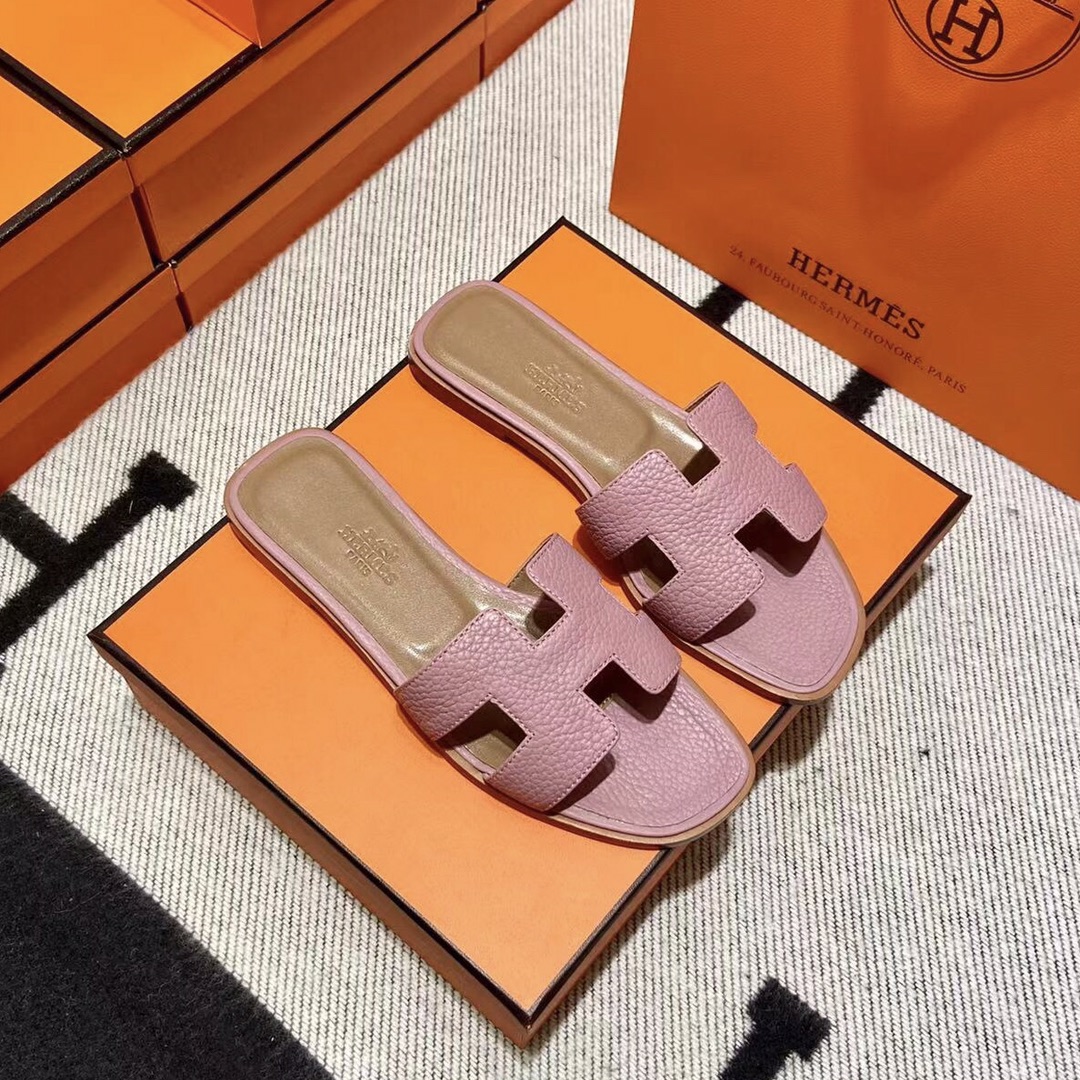 에르메스 올수공 오란 슬리퍼 샌들 토고 40